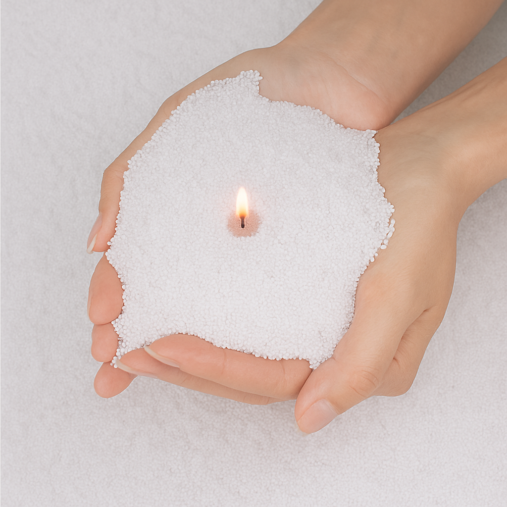 Perles de cire - blanche