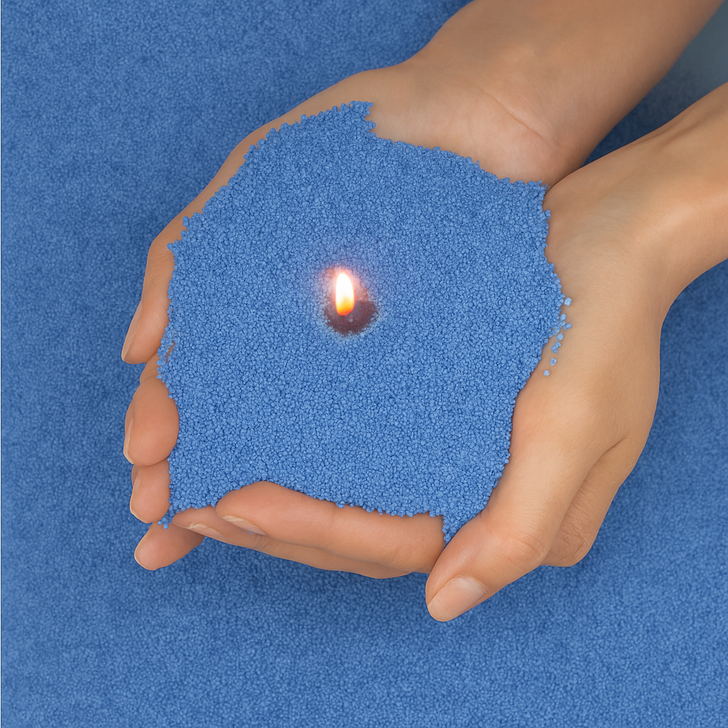 Perles de cire - Bleu profond