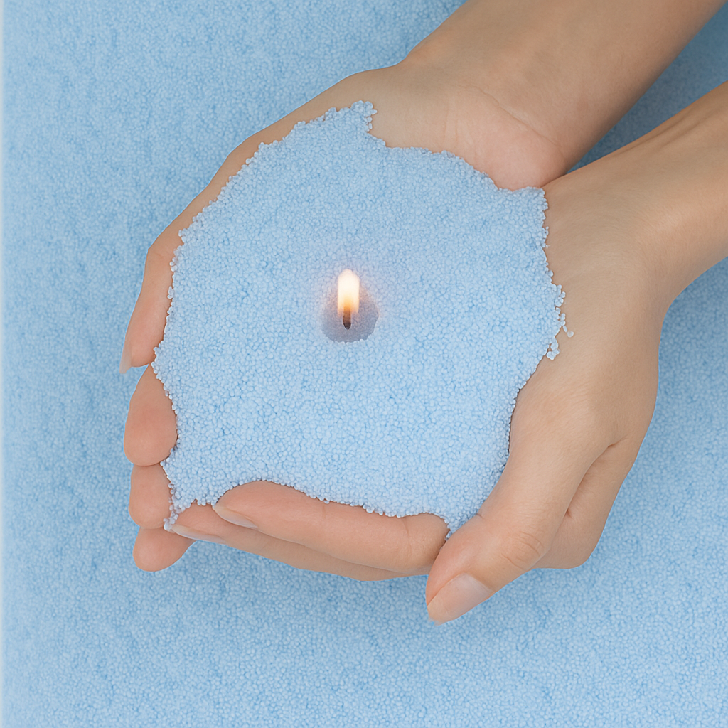 Perles de cire - Bleu ciel