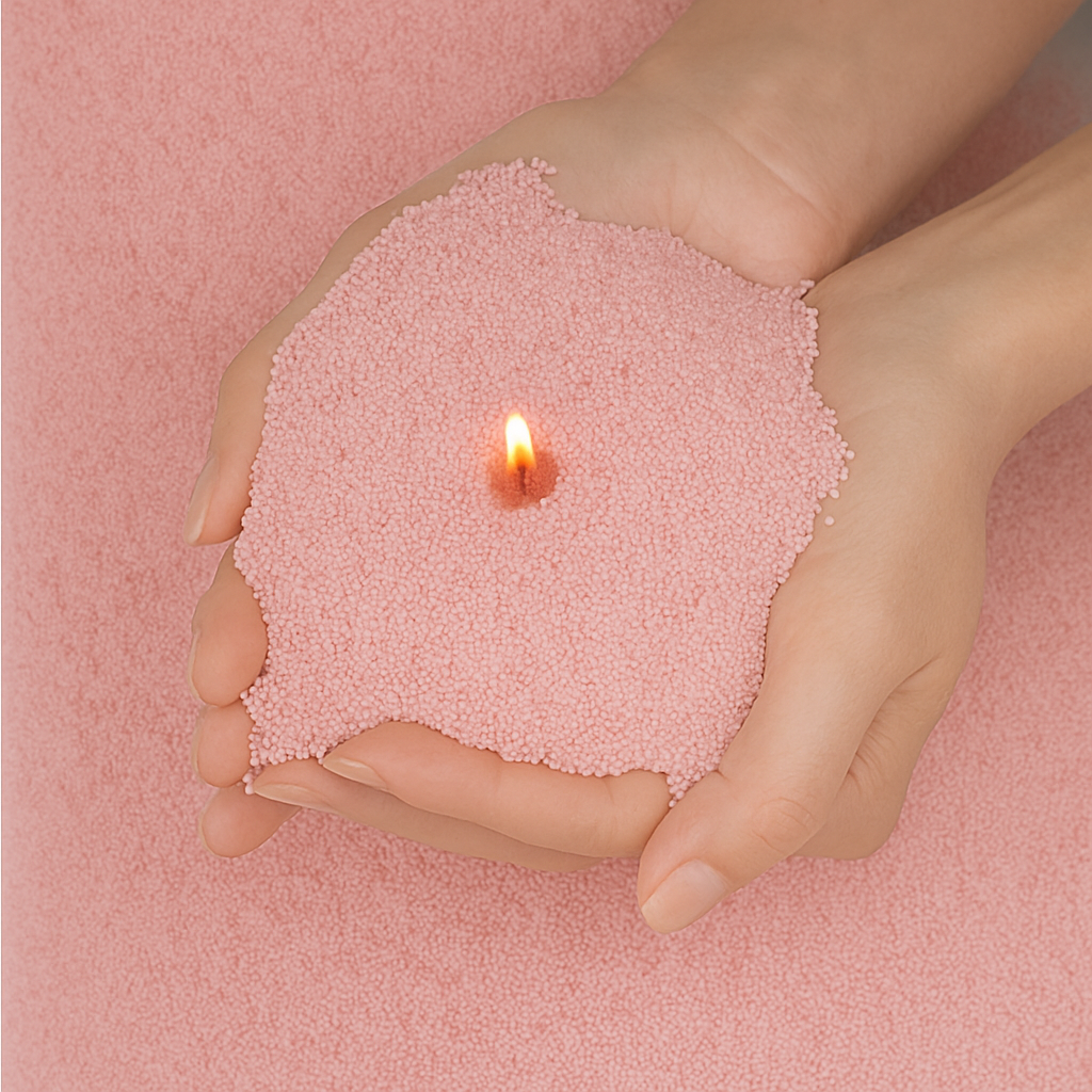 Perles de cire - Rose