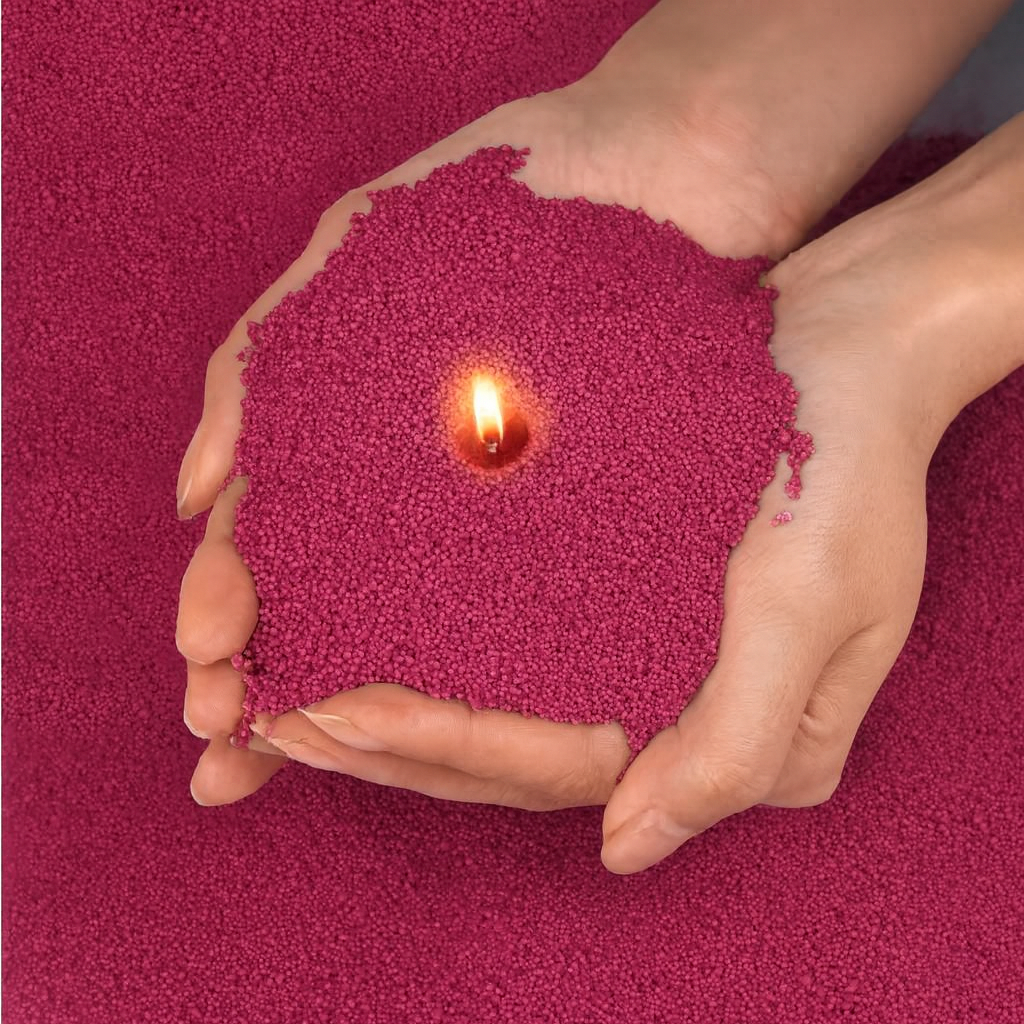 Perles de cire - Rouge