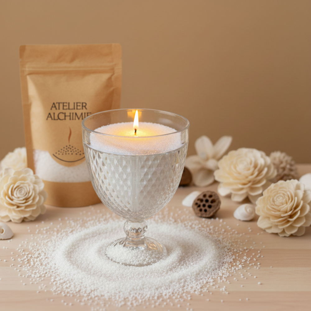 Perles de cire - blanche