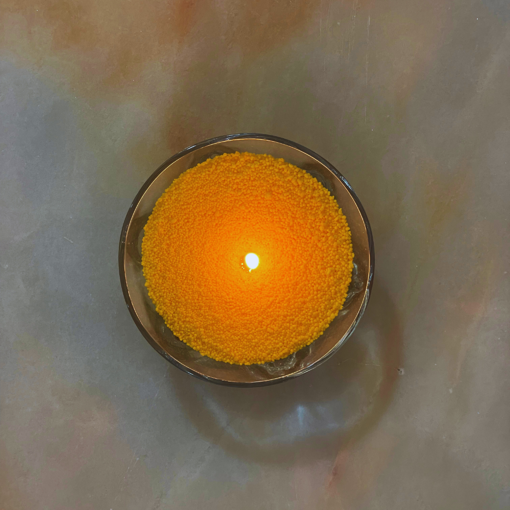 Perles de cire - Jaune